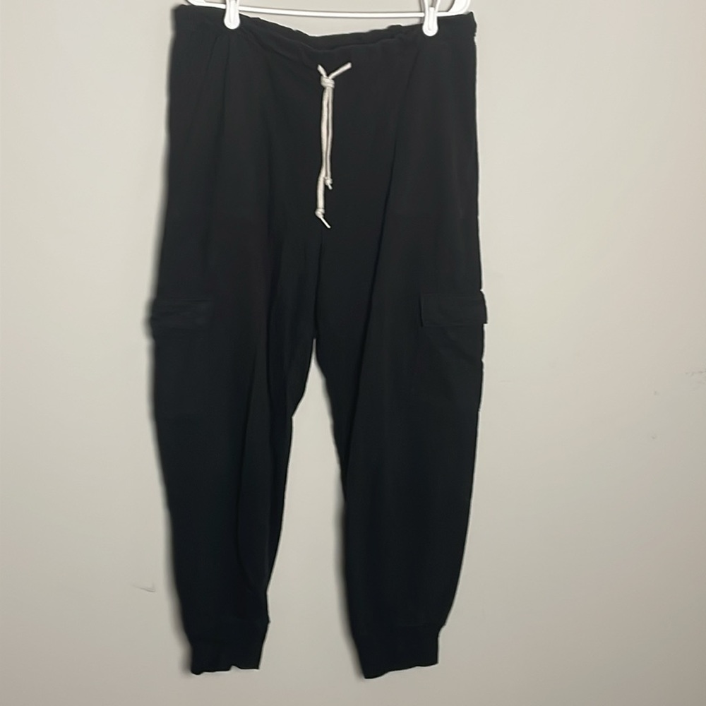 No Boundaries Black Cargo Joggers- Front & Leg Pockets-Drawstring -XXL (19)